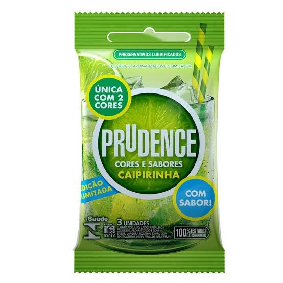 Embalagem do preservativo Prudence Caipirinha 