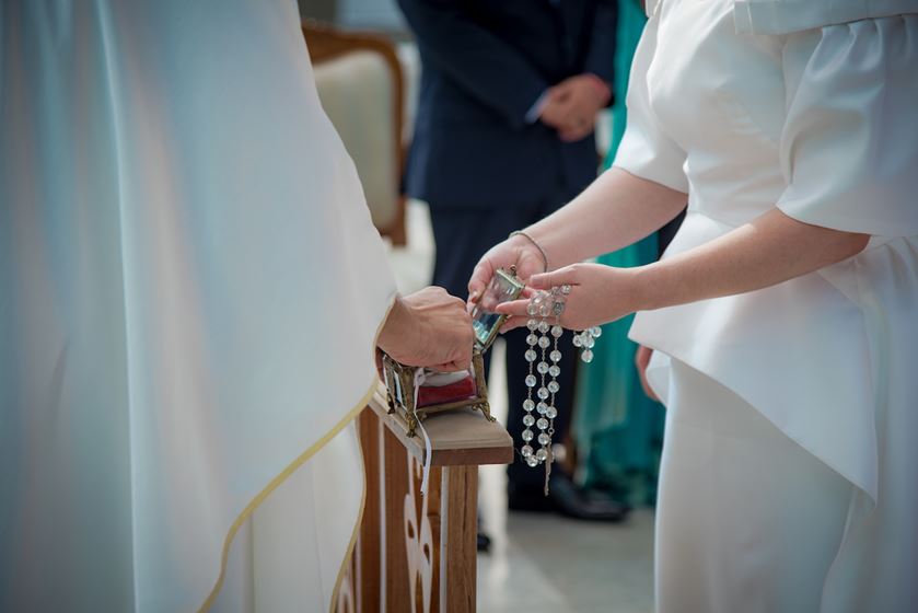 Cerimônia de casamento de Lukas Marinho e Bruna Lóssio