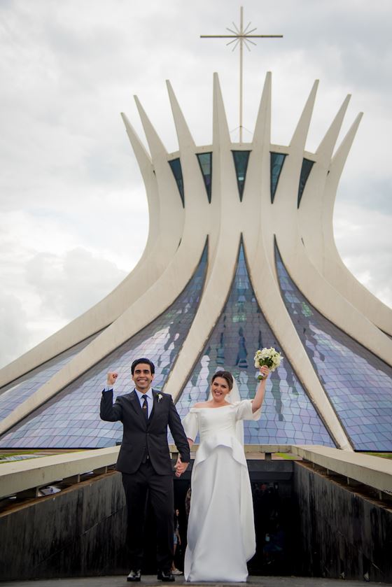 Lukas Marinho e Bruna Lóssio na Catedral