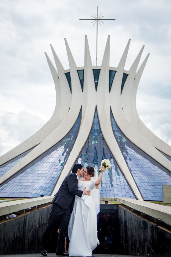 Lukas Marinho e Bruna Lóssio na Catedral