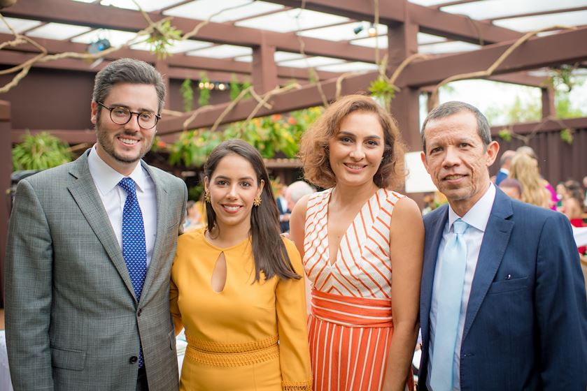 Romildo Peixoto, Danielle Peixoto, Caio Caputo e Luíso Caputo