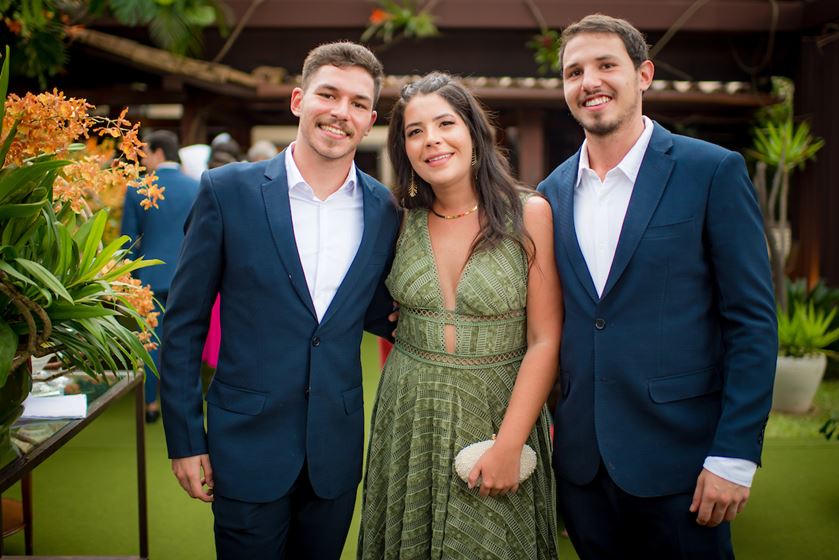 Oscar Henrique, Maria Eduarda e João Ricardo Lóssio