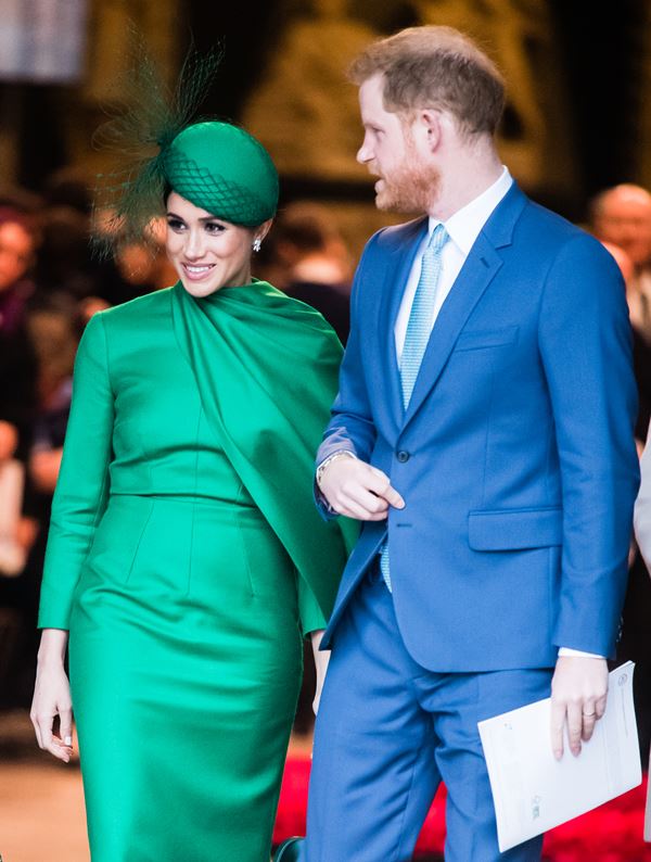 Meghan Markle de vestido verde