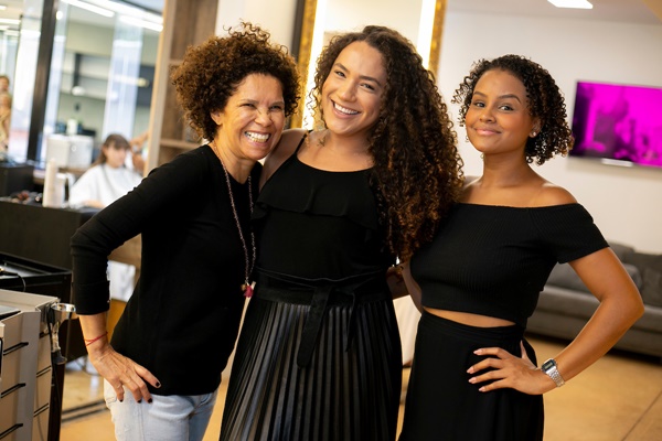 Tânia de Souza, Letícia Cunha e Eliza Cristina