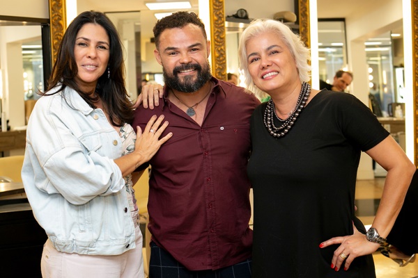 Patrícia Maia, Markus dos Anjos e Carine Chibeni