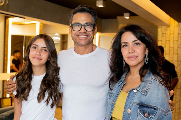 Yasmin Meireles, Ricardo Maia e Claudia Meireles