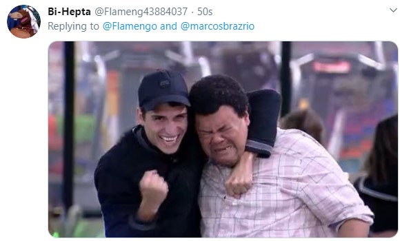 Tweet de torcedor do Flamengo