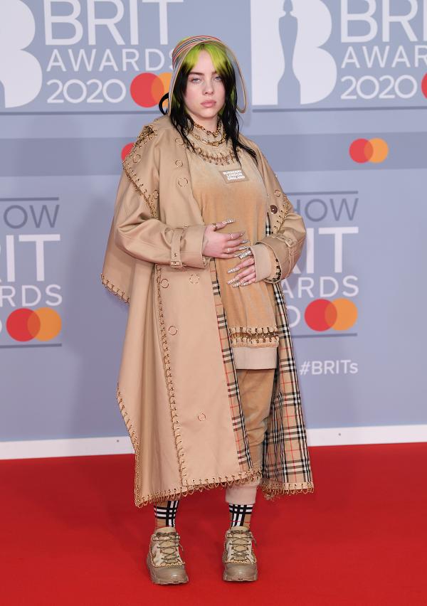 Billie Eilish no Brit Awards 2020