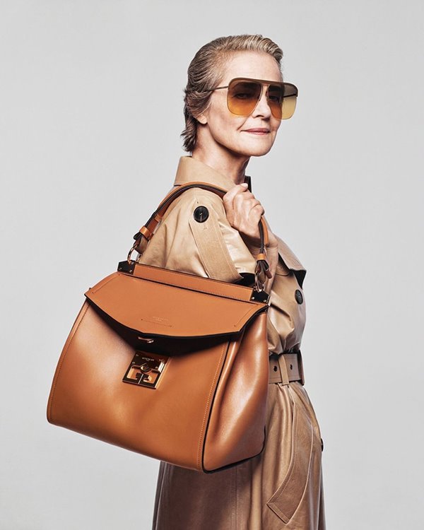 Charlotte Rampling na campanha de verao 2020 da Givenchy