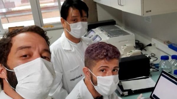 Cientistas da Unb que estão sequenciando coronavírus