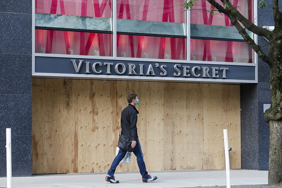 frente de loja da Victoria's Secret em Vancouver