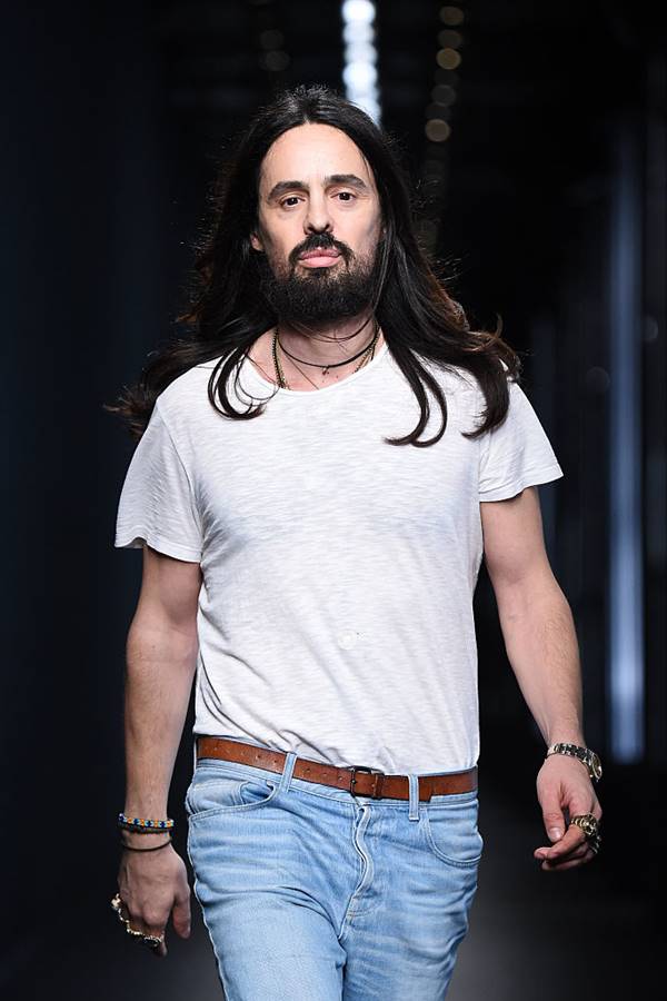 Alessandro Michele na passarela