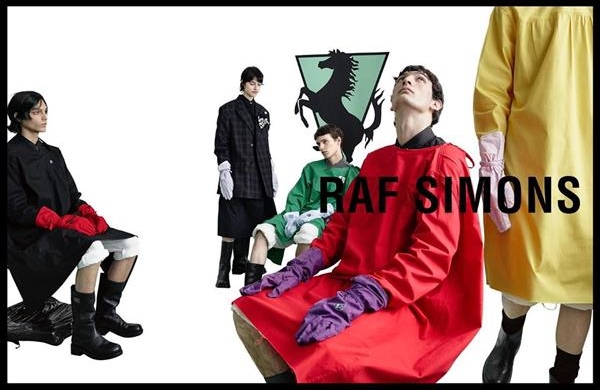 Raf Simons campanha SS20 por Willy Vanderperre