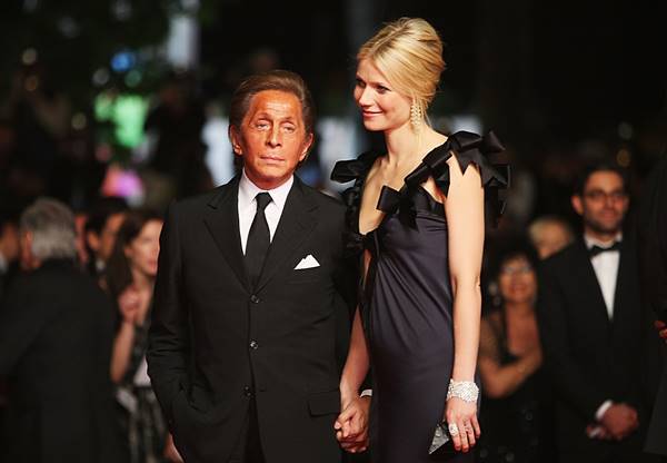 Gwyneth Paltrow e o designer Valentino Garavani