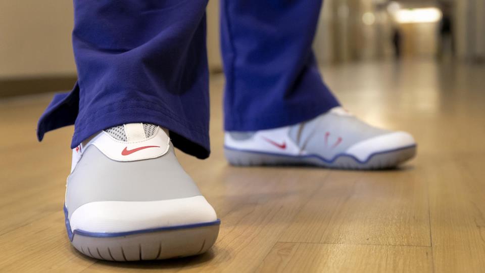 Nike doará este modelo do tênis Nike Zoom Air Pulse para sistemas de saúde e hospitais