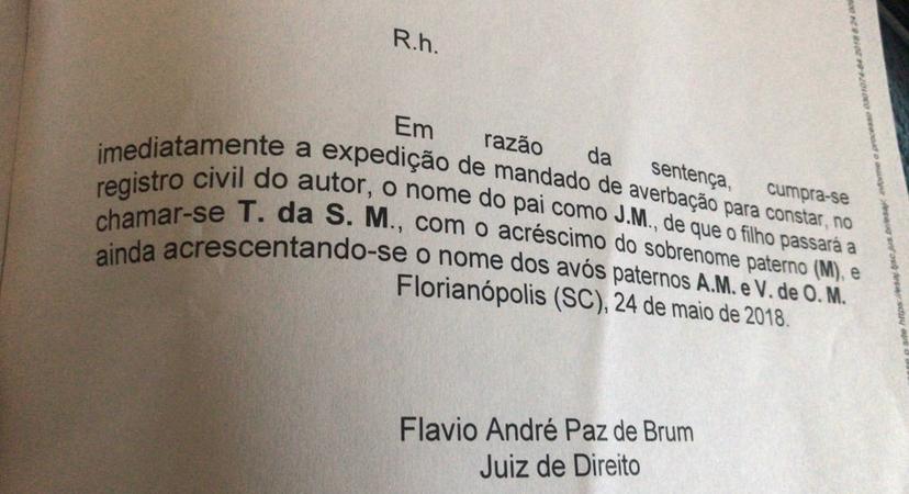 Processo paternidade do ministro do STJ Jorge Mussi