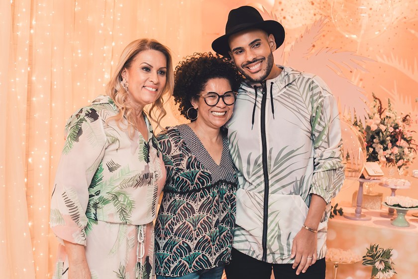 Nailda Rocha, Tania de Souza e Hugo Gloss