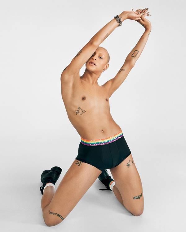 Pabllo Vittar em campanha da Calvin Klein