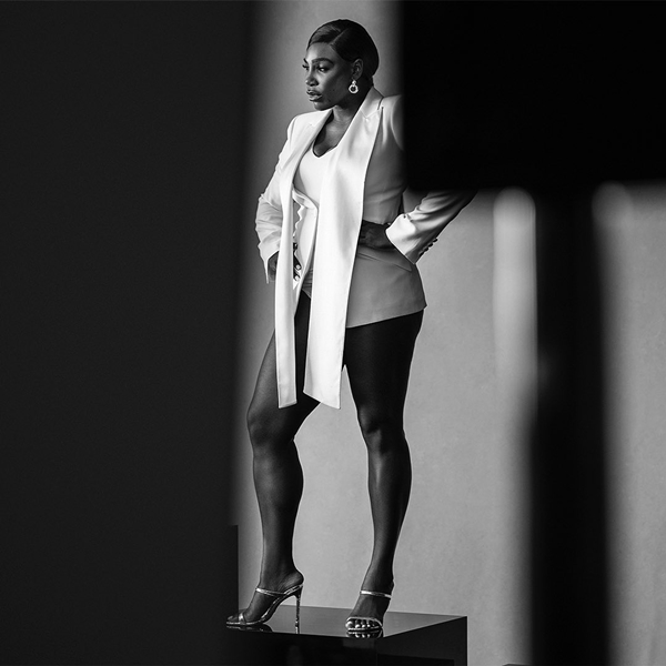 Serena Williams em campanha da Serena Williams - campanha da Stuart Weitzman