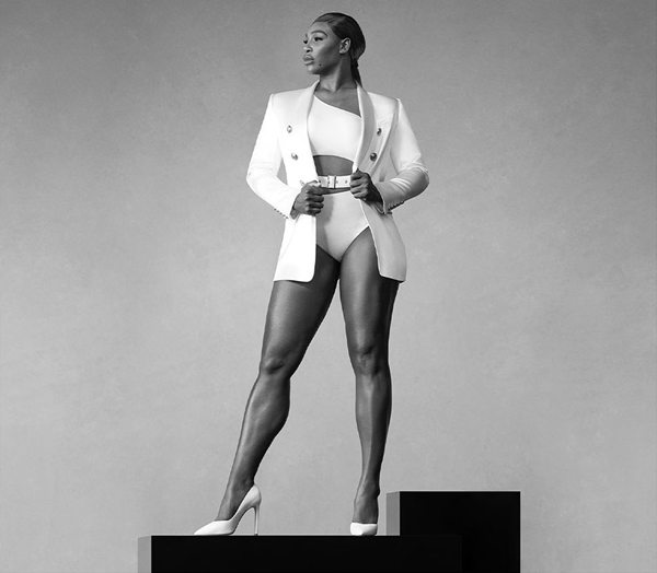 Serena Williams em campanha da Serena Williams - campanha da Stuart Weitzman