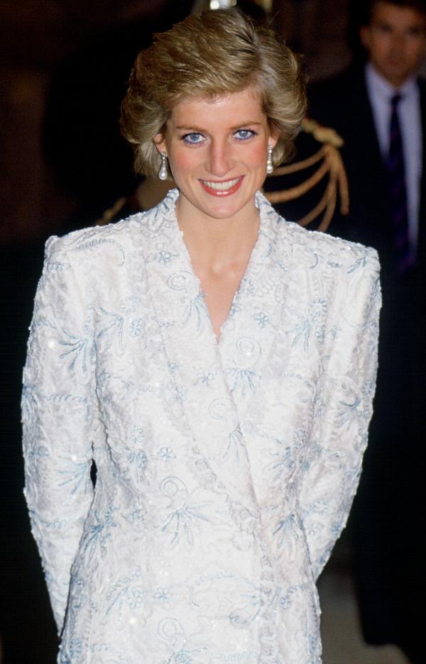 Diana em evento de caridade francês, em 1988