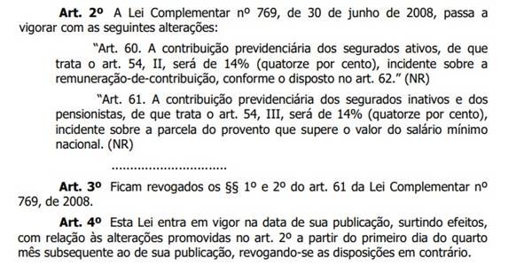 Projeto de lei que o GDF enviou à CLDF com desconto previdenciário