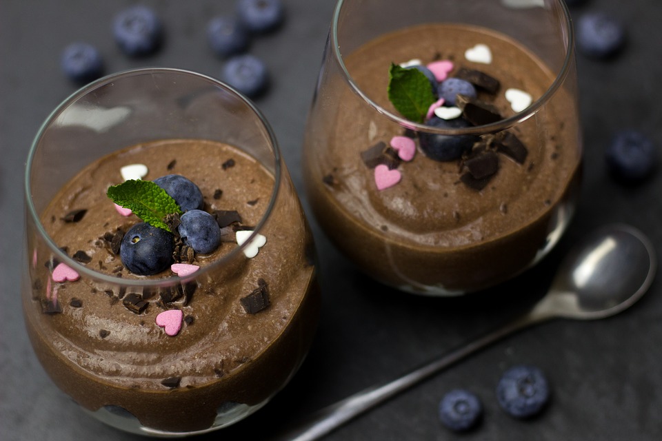 mousse de chocolate