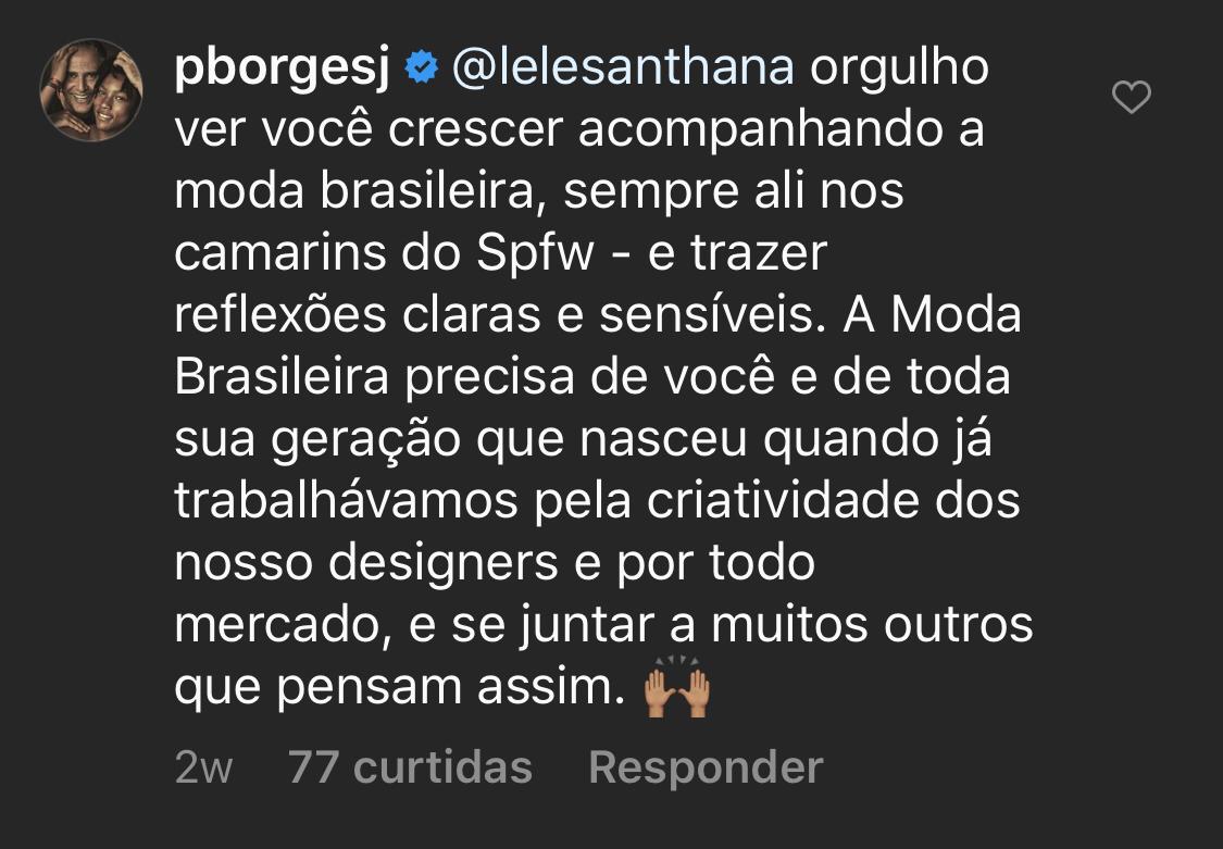 Comentário Instagram