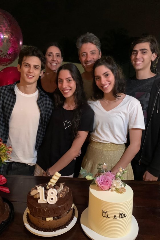 Luca Slaviero, Vittoria Foresti, Renata Foresti, Rogerio Roseo, Valentina Foresti e Carlos Coca Elias