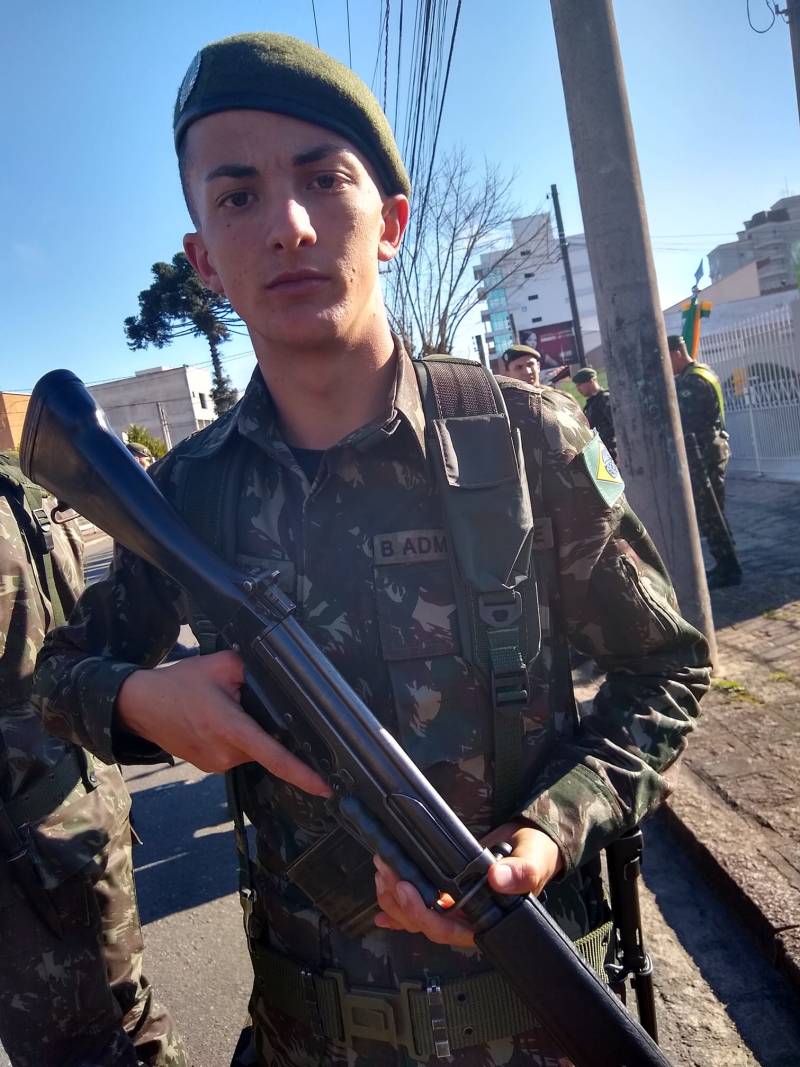 Matheus Fontana, soldado do Exército