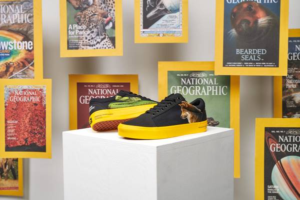 tênis da Vans com a National Geographic