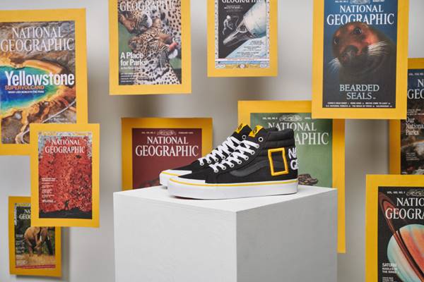 tênis da Vans com a National Geographic