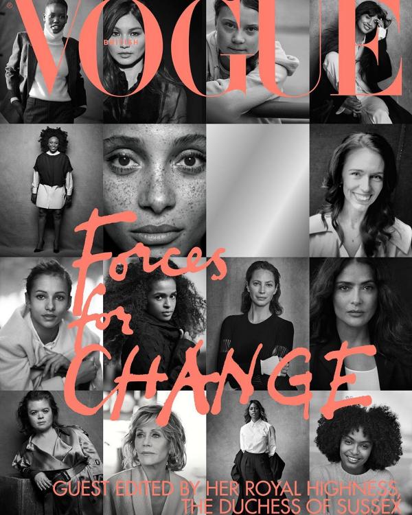 Capa Vogue UK sob direção de Edward Enninful - Metrópoles