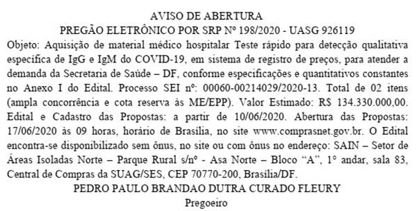 Pregão-Eletrônico-Testes-Rápidos