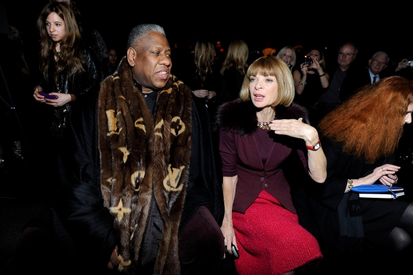 Anna Wintour e Andre Leon Talley