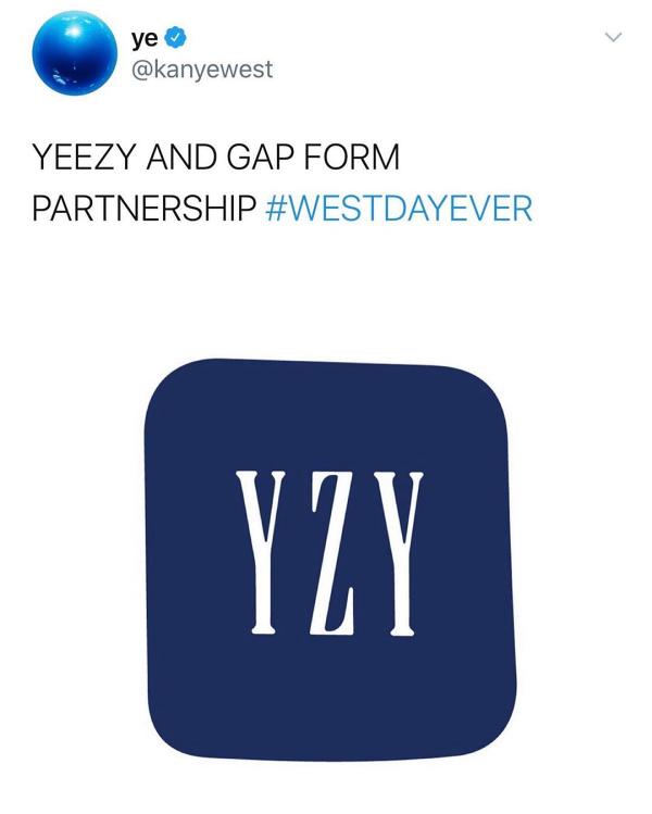 Logo Gap x Yeezy