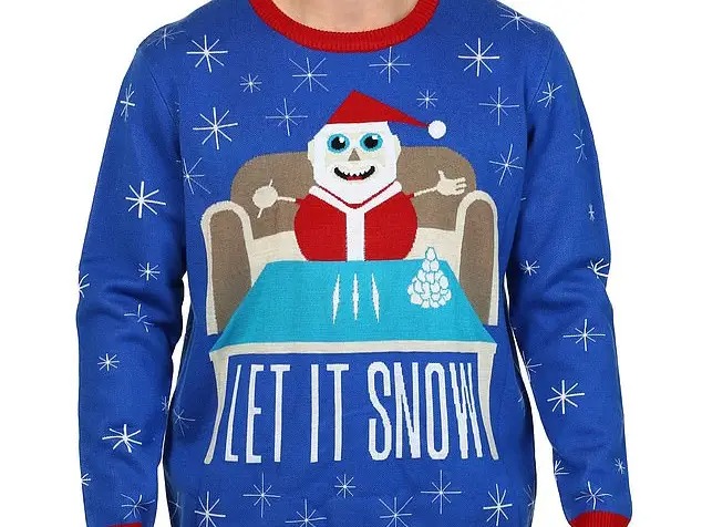 Moletom Let It Snow, vendido por terceiros na Walmart