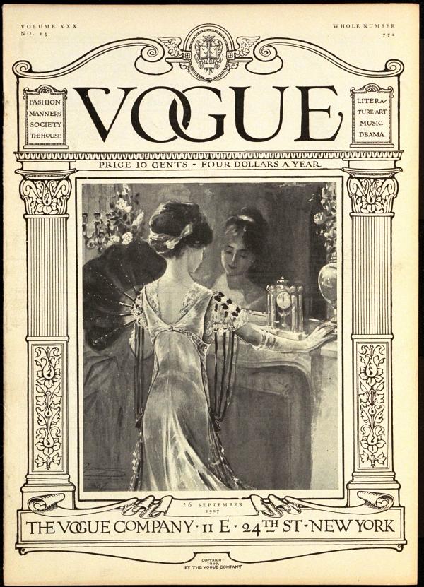 Capa da Vogue de 1907