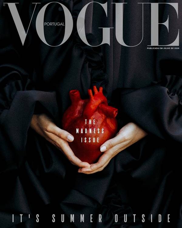 Uma das três capas da Vogue Portugal de julho/agosto de 2020