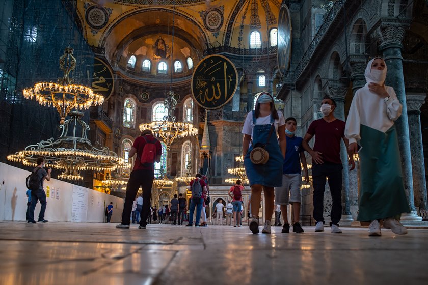 Interior de Hagia Sophia