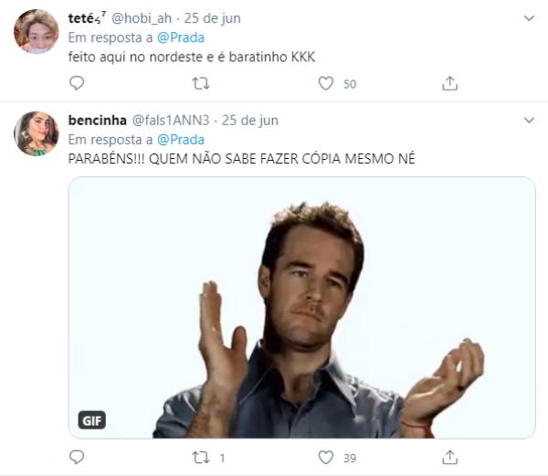 Print do Twitter