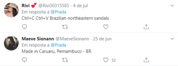 Print do Twitter