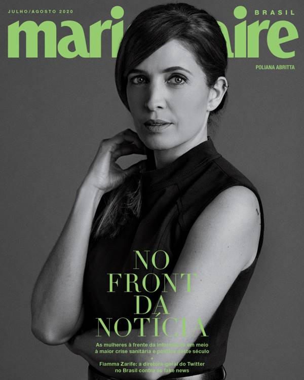 Poliana Abritta na capa da Marie Claire