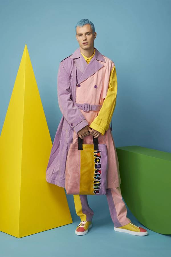 Look masculino de Resort 2021 da Moschino