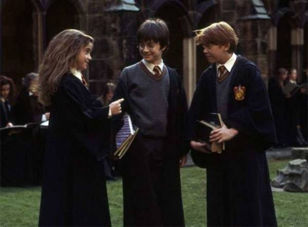 Hermione Granger, Harry Potter e Ronald Weasley 