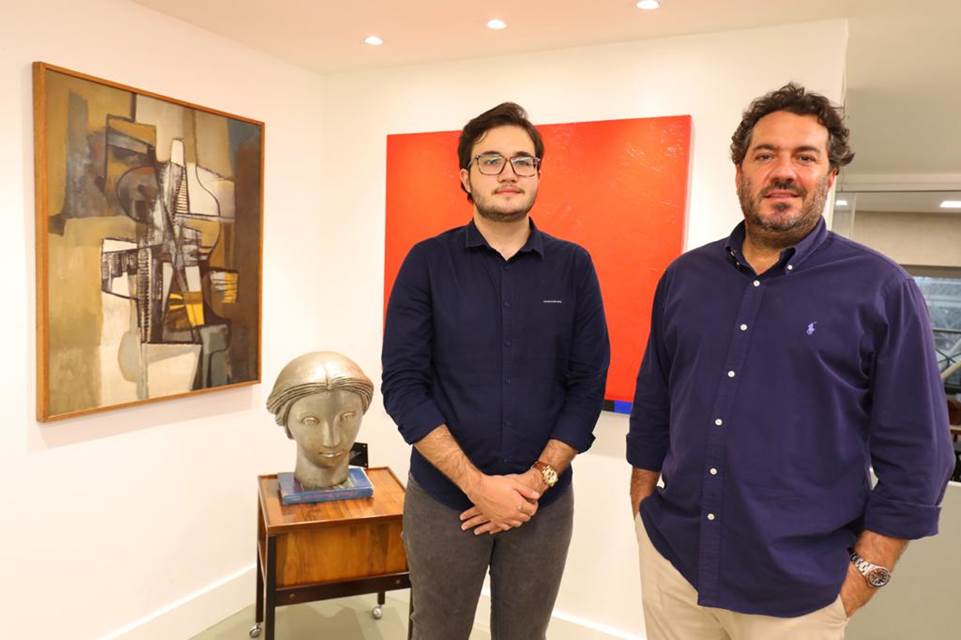 Antônio Aversa e Roberto Corrieri donos da Galeria Élepê