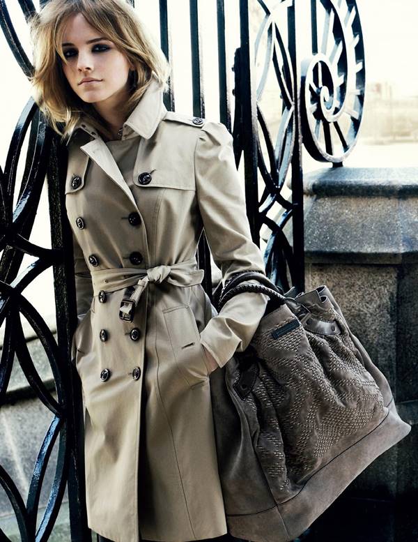 Emma Watson em campanhas da Burberry