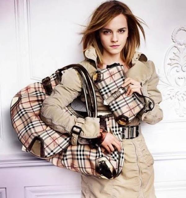 Emma Watson em campanhas da Burberry