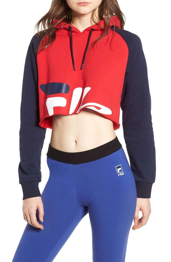 Moletom cropped Fila de 2018