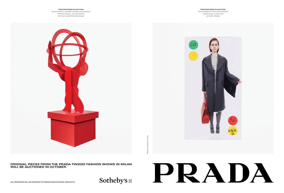 Campanha de outono/inverno 2020 da Prada